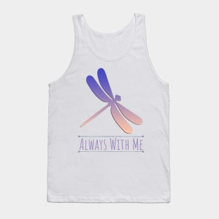 Dragonfly - Always with Me - Purple Tank Top